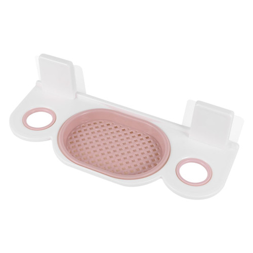 Cabilock Wall Mounted Shelf Shampoo Hanging Holder Shower Gel Shelf Wall Mounted Shampoo Shelf Soap Dish Soap Holder No Punching soap Box