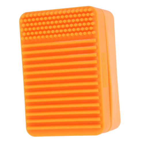 Cabilock Box Silicone soap Dish soap Holder soap bar Holder Bathroom Dish Brush Holder soap Tray bar soap Dish Travel Soap Container Silica Gel Fitness Cleaning Brush with Cover