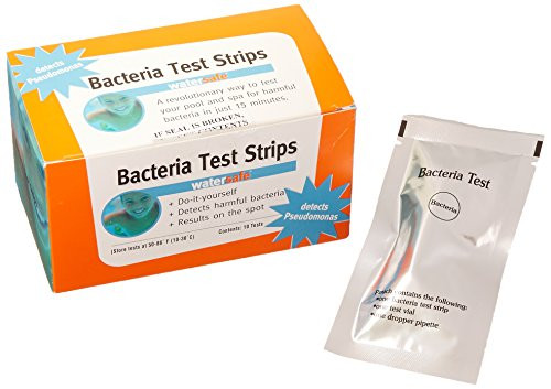 Watersafe Rapid Bacteria Water Test 10-Pack for Pools, Gyms, Water Parks, Janitorial