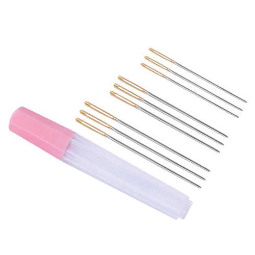 EXCEART 9pcs Knitting Blunt Needles Embroidery Needles Yarn Large Eye Needle Crafting Needles Embroidery Hand Needles Cross Needles Big Eye Needles Large Eye Sewing Needles Set to Weave