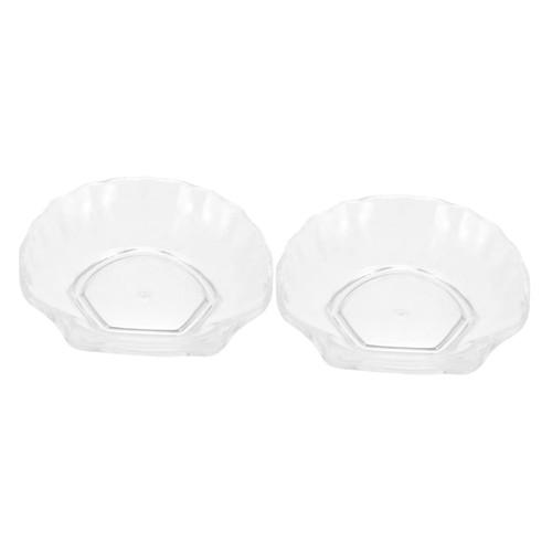 ULTECHNOVO 2pcs Shell Soap Dish Soap Dish for Kitchen Dish Sponge Holder Vanity Dish Tray Seashell Soap Holder Bar Soap Holder with Self Draining Tray Bath Soap Holder Drain Tray Tub Plastic