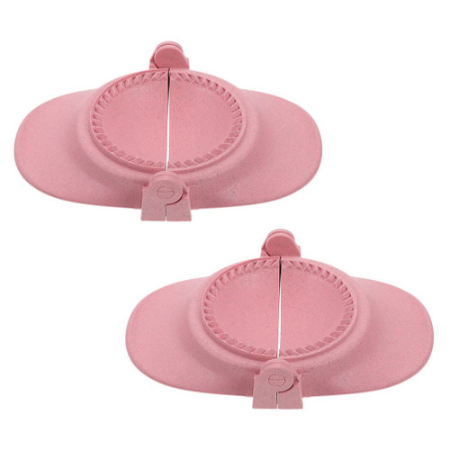 2 Pcs dumpling mold kitchen dough maker dumpling making tool dumpling skin maker presser Empanada Press plastic cake Dumpling Wrapping Mold wheat straw manual to rotate Tools