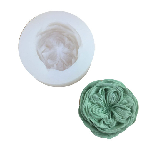 3D Austin Rose Shape Kitchen Baking Mold Silicone Cake Decorating Tools Fondant Chocolate Mould Biscuits Silicone Mold Cake Molds For Baking Silicone For Decorations Cake Decorating Pastry Shapes