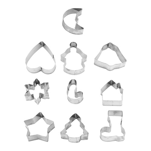 FUNOMOCYA biscuit mold Cookie Muffins Molds Sandwiches Molds gingerbread cake Baking Cutter fudge molds Dessert Molds cut out fondant molds DIY Baking Tools Stainless steel love filler