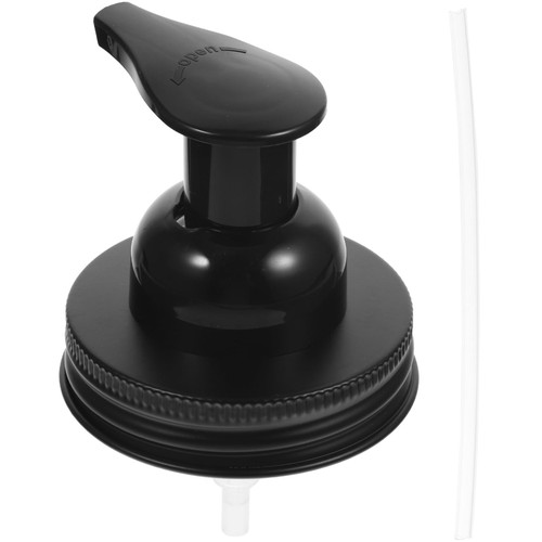 Cabilock Mason Jar Lid Pump Head Oil Spout Lid Cosmetic Bottle Pump Replacement Bottle Pumps Soap Dispenser Pump Replacement Soda Bottle Dispenser Lids Canned Conditioner Stainless Steel