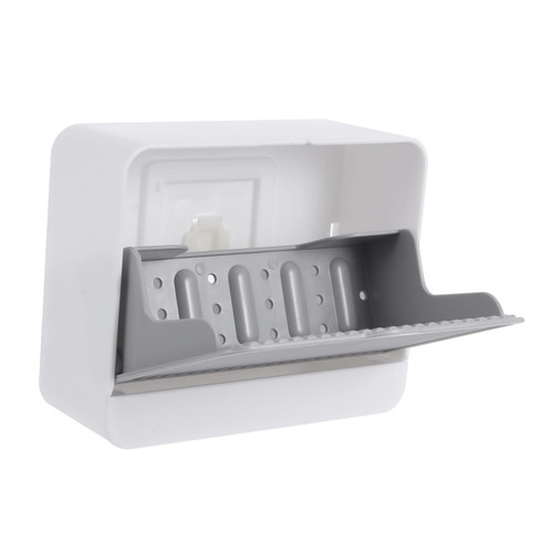 Cabilock 1 Pc Wall Mounted soap Dish Wall Ledge Shelf Wall Shelf Brackets Home Storage Rack Soap Bar Wall Rack No Drilling Bathroom Shelf Bathroom Floating Shelf soap Storage Rack The Hips