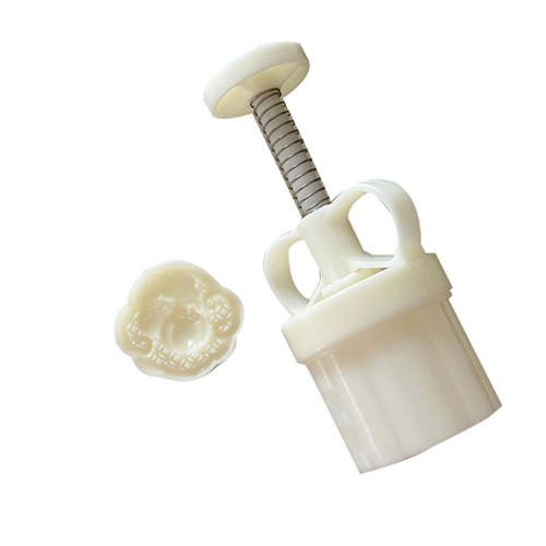 Hand-Pressure Moon Cake Mold Persimmon Pattern Cookie Stamps Moon Cake Makers MidAutumn Festival DIY Cookie Pastry Tool Cookie Stamps And Cutters Press For Baking Wedding