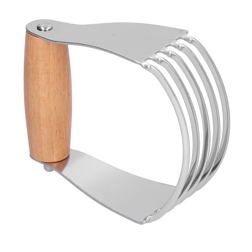 Pastry Blender, Dough Blender with Heavy Duty Stainless Steel Blades Dough Cutter Professional Pastry Cutter(#1)