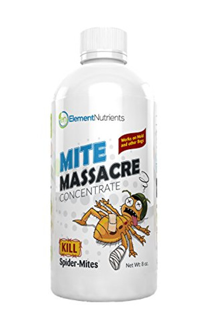 Mite Massacre 8 oz. Spider Mite Killer and Powdery Mildew Fighter - MAKES 8 GALLONS OF SPRAY Mite Massacre 8 oz. Spider Mite Killer and Powdery Mildew Fighter - MAKES 8 GALLONS OF SPRAY