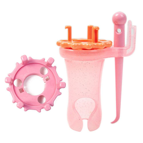 HomeSoGood Knitting Spool Knitter Knit Spool Loom Set Double Head Manual Spool Knitter DIY Craft Weaving Tool