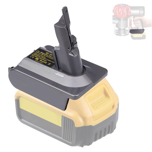 for V7 V8 Battery Adapter for Milwaukee 18V Lithium Battery Convert to for V7 V8 Cordless Handheld Vacuum Cleaner Tool (Only MIL18V V7 V8 Adapter)