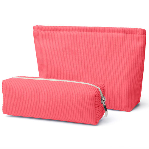 SANYETS Make Up Bag, Makeup Bags for Women, Corduroy Cosmetic Bag, Makeup Bag small, Red Purse Organizer, Make Up Brush Zipper Pouch, Makeup Bag Set, Kawaii Cosmetic Preppy Stuff for Girls SANYETS Make Up Bag, Makeup Bags for Women, Corduroy Cosmetic Bag, Makeup Bag small, Red Purse Organizer, Make Up Brush Zipper Pouch, Makeup Bag Set, Kawaii Cosmetic Preppy Stuff for Girls