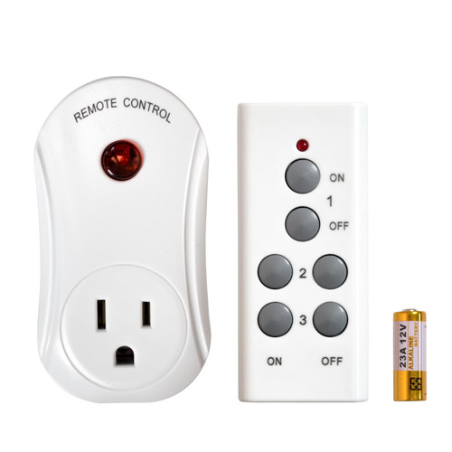 U-tec Indoor Remote Control Outlet Plug, Wireless On Off Power Switch, Wireless Electrical Outlet Plug Switch for Lights, Lamps, Fans, 100ft RF ,10A/1200W, Range, 1200W,1 Remote + 1 Outlet U-tec Indoor Remote Control Outlet Plug, Wireless On Off Power Switch, Wireless Electrical Outlet Plug Switch for Lights, Lamps, Fans, 100ft RF ,10A/1200W, Range, 1200W,1 Remote + 1 Outlet
