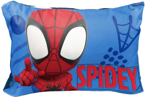 Jay Franco Marvel Spidey and His Amazing Friends Team Spidey 1 Single Reversible Pillowcase - Double-Sided Kids Super Soft Bedding Jay Franco Marvel Spidey and His Amazing Friends Team Spidey 1 Single Reversible Pillowcase - Double-Sided Kids Super Soft Bedding