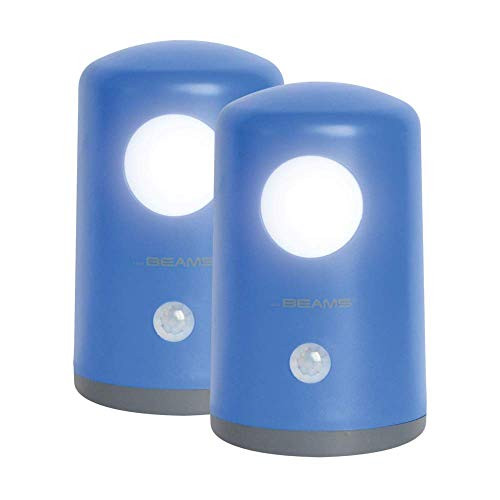 Mr Beams MB750 Portable Wireless Battery-Powered Motion Sensing 20 Lumen LED Stand Anywhere Table Light/Nightlight Blue