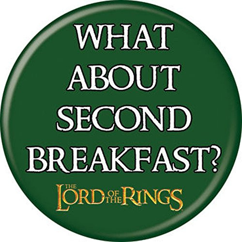 Lord of the Rings - Second Breakfast - Pinback Button 1.25"