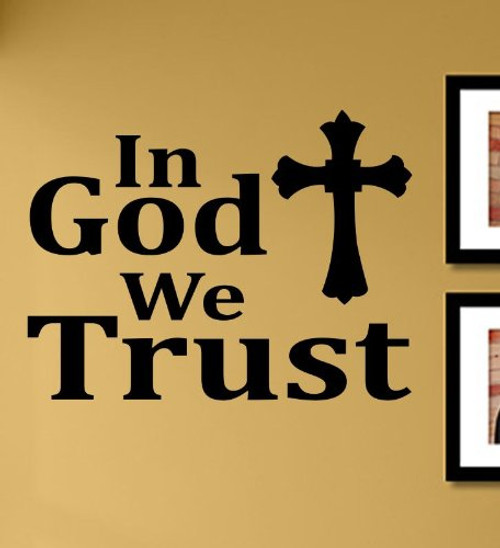 In God we trust Vinyl Wall Decals Quotes Sayings Words Art Decor Lettering Vinyl Wall Art Inspirational Uplifting In God we trust Vinyl Wall Decals Quotes Sayings Words Art Decor Lettering Vinyl Wall Art Inspirational Uplifting