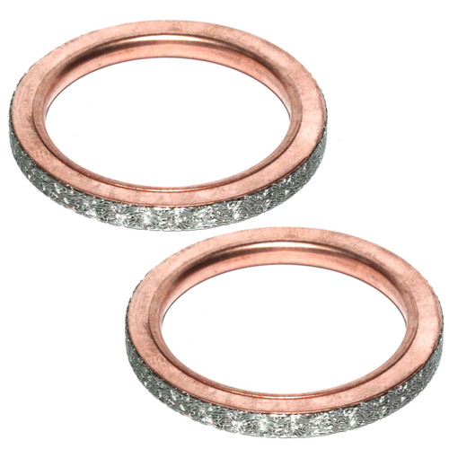 Caltric 2 Exhaust Muffler Pipe Gaskets Compatible with Yamaha Raptor 700 Yfm700R Se 2006-2012