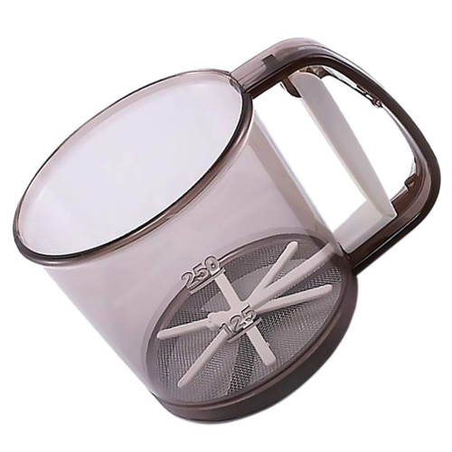 DOITOOL 1pc flour sieve Operated Flour Sifter flour strainer sifter Round sifter cup for baking kitchen sifter for baking sifting Baking Flour Sifter Electric mesh tool pp. hand crank
