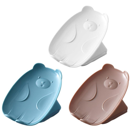 Homoyoyo 3pcs Laundry Soap Decorative Tray Soap Holder Soap Draining Holder Soap Tray Soap Draining Tray Soap Dish Holder Bathroom Soap Container Soap Draining Dish Storage Drying Rack Pp