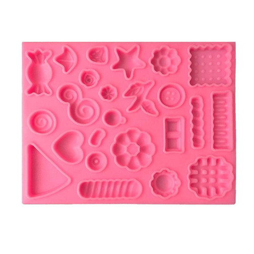 Cookie Candy Button Silicone Mold DIY Cake Pastry Baking Mold Cake For Making Chocolate Fondant Decor Cookie Candy Button Silicone Mold
