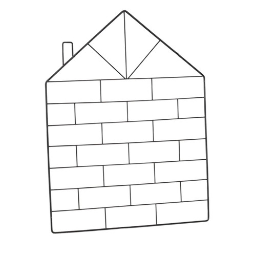 DECHOUS grid photo wall metal mesh wall grid panel wall plants Wall Grid Decorative Panels circle wall shelf norse decor grid wall panels Pictures Organizer Picture Storage Holder iron