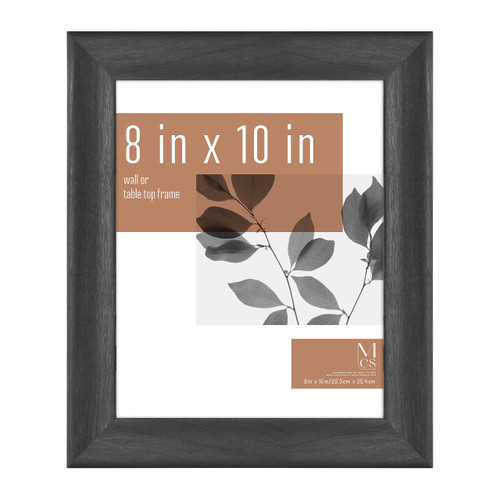 MCS Classic Studio Gallery Frame, Black Woodgrain, 8 x 10 in, Single
