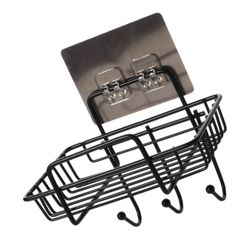TIDTALEO 1Pc Hook soap Holder Kitchen Sponge Holder Soap Tray soap Storage Rack Shower loofah Hook Shower soap Dish Bathroom soap Holder Bathroom Soap Dis Iron Wall Hanging Hollow Out