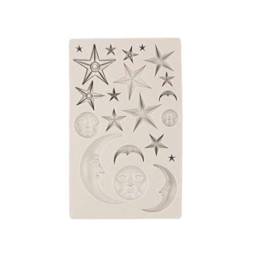 Moon Stars Sun Silicone Mold DIY Cake Pastry Baking Mold Cake Decorating Tool For Making Chocolate Fondant Cupcake Molds Fondant Molds For Cake Decorating Christmas Silicone For Cake Decorating Tools
