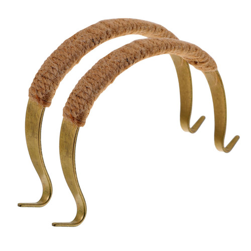 KONTONTY 2pcs Teapot Handle Accessories Ceramic Tea Set Vintage Teapot Glass Tea Pitcher Japanese Teapot Handle Replacement Natural Handle for Ceramic Pot Pottery Tea Pot Handle Kettle Grip