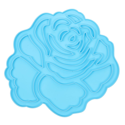 SEWACC Rose Mold Large Rose Silicone Molds Silicone Epoxy Wall Sculptures Art Silicone Molds Rose Epoxy Resin Epoxy Rose Silicone Crystal Molds Pendant Silica Gel Accessories Hollow Out