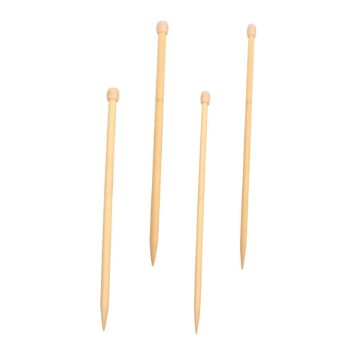EXCEART 2 Pairs Knitting Needle Knitting Weaving Braid Tool Household Knitting Tools Crafts Tools Wood Crochet Needles Wood Tools DIY Handmade Weaving Needles Wooden Sweater Sewing