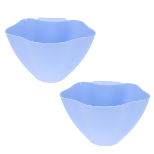 GATHINESS 2Pcs Cart Hanging Bucket Kitchen Garbage Bin Garbage Container Kitchen Compost Bin Rubbish Can Cabinet Holder Plastic Garbage bin Beauty Trash can pp Dedicated Office Tool