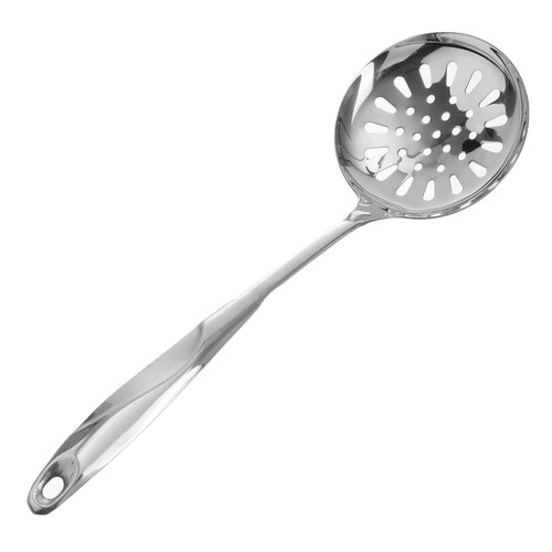 SHOWERORO 1pcs Over Sink Strainer Skimmer Ladle Strainer Ladle Soup Mesh Skimmer Colander Sieve Sifters Strainers Strainer Spoon Mesh Strainer Classic Skimmer Stainless Steel Draining Spoon