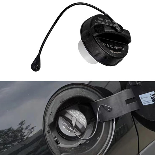 Tobenbone Gas Cap, Fuel Tank Filler Cap Compatible with Chrysler Grand Cherokee Dodge Ram 1500 2500 3500 Replace OEM # 52030377AA 52030377AB 5278632AG (Black)