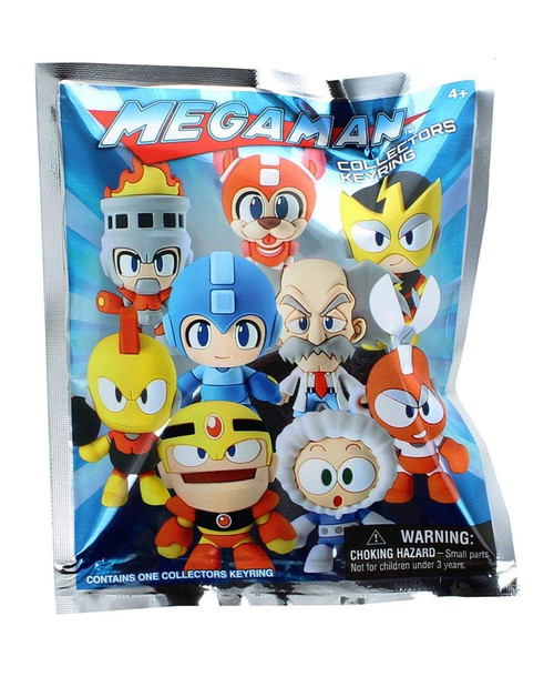 Warner Bros. Mega Man 3D Foam Key Ring Blind Bag, Multicolor 71005 Warner Bros. Mega Man 3D Foam Key Ring Blind Bag, Multicolor 71005