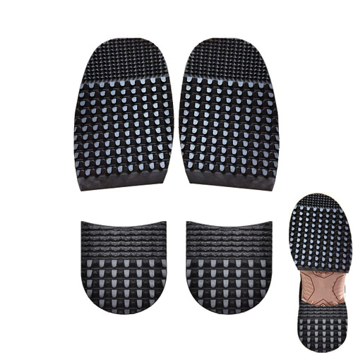 Shoe Repair Rubber Sole Replacement Half Soles and Heel Replacement Anti-Slip Heel Pads Shoe Sole Protector Rubber Soles for Bottom of Shoes DIY Shoe Sole Repair