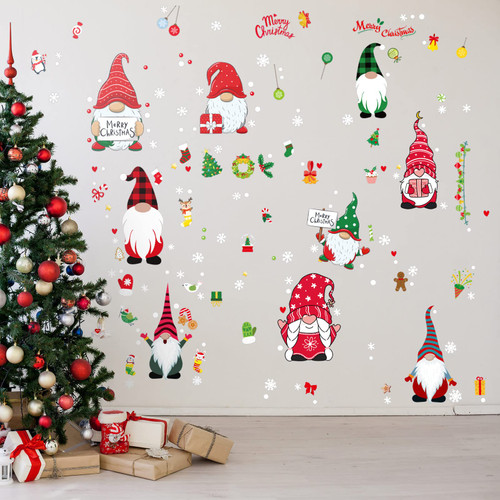 9 Sheets Christmas Gnomes Wall Stickers Christmas Wall Decals Winter Gnomes Wall Stickers Gnomes Wall Vinyl Stickers Christmas Wall Decoration Stickers for Living Room Bedroom Home Art Decor 9 Sheets Christmas Gnomes Wall Stickers Christmas Wall Decals Winter Gnomes Wall Stickers Gnomes Wall Vinyl Stickers Christmas Wall Decoration Stickers for Living Room Bedroom Home Art Decor