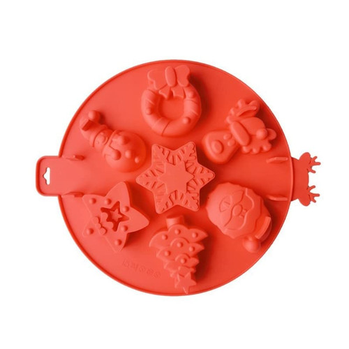Christmas Theme Series Fondant Cake Decorating Silicone Mold Pastries Chocolate Mould Candy Soap Mold DIY Baking Tool Silicone Molds For Baking Epoxy Resin Baking Cake Resin Crafts