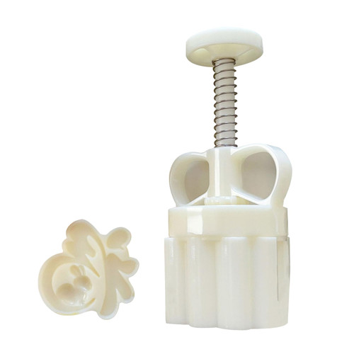 Fu Character Rabbit Moon Cake Mold MidAutumn Festival Mooncake Makers Cookie Stamps Hand Pressure Mooncake Baking Tool Moon Cake Makers Gift