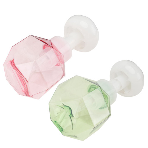 Beavorty 2pcs Flower Sparkling Bottle Liquid Plastic Soap Dispenser Liquid Soap Dispenser Foaming Hand Soap Dispenser Empty Shower Bottle Face Washing Pump