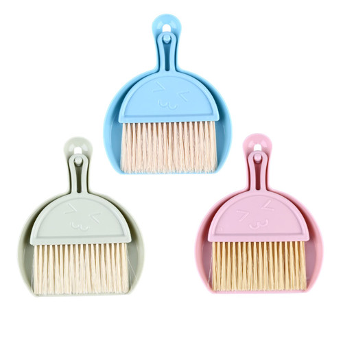 Healifty 3 Sets Desktop Fan Broom Keyboard Cleaning Brush Table Dustpan Brush Keyboard Brush Mini Desk Dustpan with Table Crumb Brush Mini Broom Dustpan Table Broom Computer Window Corner