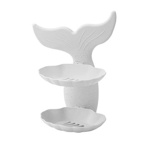 Cabilock 1pc Shell Soap Rack Soap Dish Soap Holder Wall-Mounted