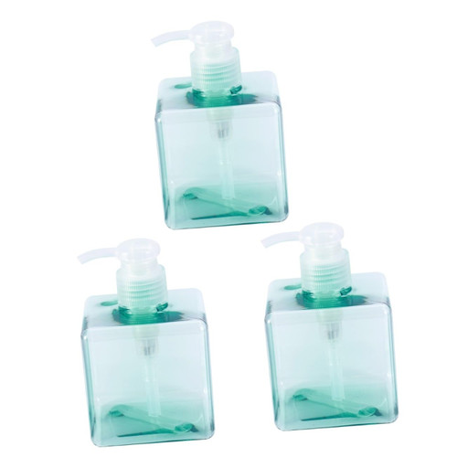 Cabilock 3pcs Empty Pump Bottle Clear Soap Dispenser Foam Soap Dispenser Body Clear Hand Soap Jar Liquid Pump Jar Pump Bottles Shampoo Dispenser Travel Shampoo Pump Handwashing Fluid