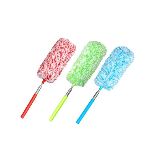 Hemoton 3pcs Microfiber Duster Cleaning Tools for Home Long Handled Duster Stretchable Duster dust Sweep Household