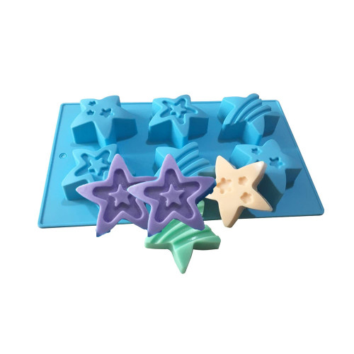 ONIKOOLA Super Rock Star Soap Making Silicone Mold Chocolate Jello Cake Ice Cream Pan