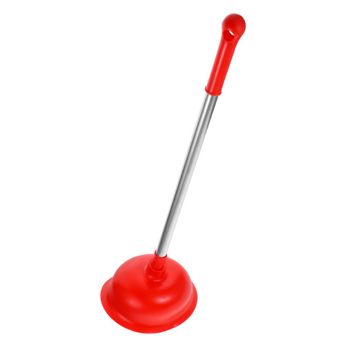 Zerodeko 1pc Toilet Plug Bathroom Dredging Tool Clogged Toilet Tool Pipe Unclogger Dredge Clog Remover Toilets Plumbing Tool Bathroom Plunger Cleaning Tool Long Handle Drain Pipe Plastic