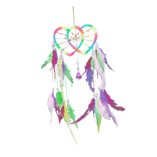 BESTOYARD Dream Catchers Dreamcatchers Dream Catcher Pendant Dream Catcher Hoops Decorative Dream Catcher Heart Dream Catcher Yard Hanging Decorations Wall Big Dream Household