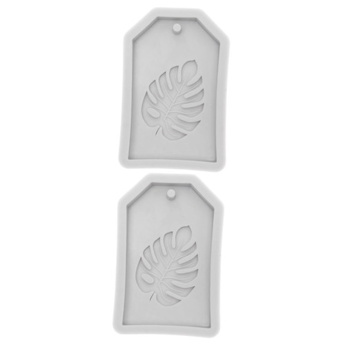 BESTOYARD 2pcs silicone mold clay mold Non-stick mold tray mold fondant molds christmas silicone moulds christmas Chocolate Baking Tool Chocolate Mold fudge biscuit pudding baking mold