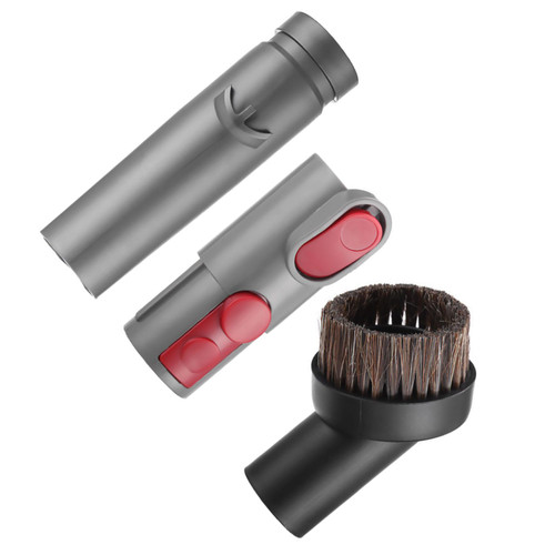 MOOKEENONE Replacement Vacuum Brush + Attachment Adapter Spare Part for Dyson V6 V7 V8 V10 V11 Vacuum Cleaner